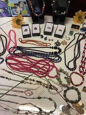 Deceased Estate Bulk Lot Vintage And Modern Jewellery Plus Treasures Coins  • $9.99