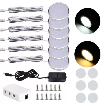 Mains Under Cabinet Lights LED Light Kitchen Cupboard Shelf Closet Display Lamp • £12.99