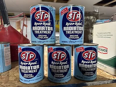 Vintage  1970s STP Radiator Treatment Keep Kool Oil Can Metal -1 FULL 1QT • $28.99