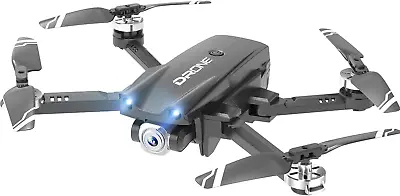 $114.86 • Buy Drone With HD Camera For Adults Or Kids,Foldable Remote Control Quadcopter,Real-