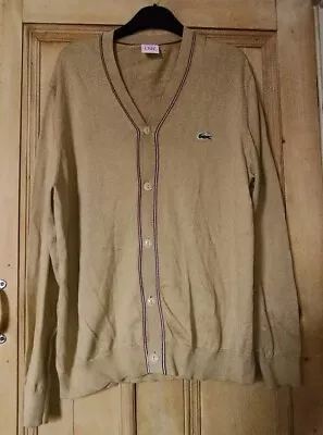 Lacoste LIVE Cardigan Mens Sweater Button Cardigan Size 6 (L) • £14.99