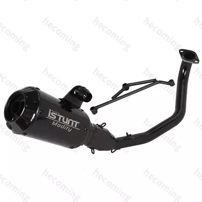 GY6 Exhaust 125cc Gy6 150cc Full Exhaust System W Baffle Gy6 Scooter Moped ATV • $96.38