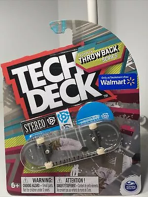 Tech Deck Throwback Walmart Exclusive Stereo Rare Fingerboard Skateboard NIB • $8.55