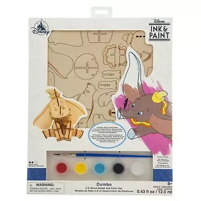 Disney Parks Ink & Paint Dumbo 3D Wood Model And Paint Set New Sealed • $8.69