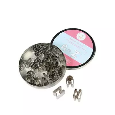 Cake Decorating Cutter Cookie Star Metal Alphabet 26 Fondant Sugarcraft Tool • £17.62