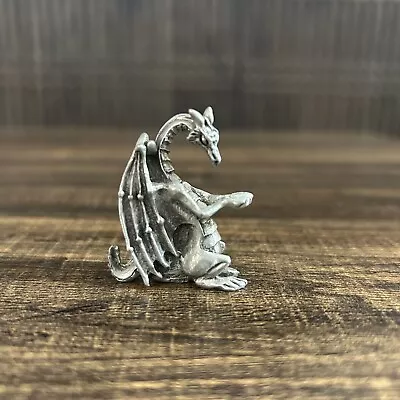 Vintage Pewter Dragon Myth And Magic AS IS • $9