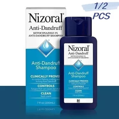 1/2PCS Nizoral Anti-Dandruff Shampoo With 1% Active Fresh Scent 7 Oz By Compeed • £10.59