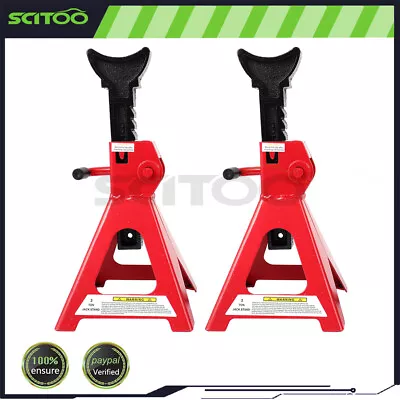 Pair Of Racing Jack Stands 3 Ton 6000 Lb Heavy Duty For Car Truck Auto Lift • $35.53