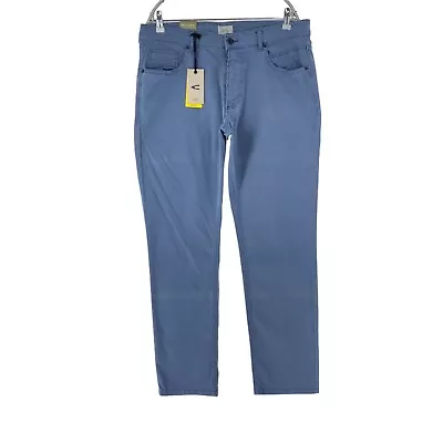 Camel Active Blue WOODSTOCK Relaxed Straight Fit Jeans Trousers Size W36 L32 • £22.99