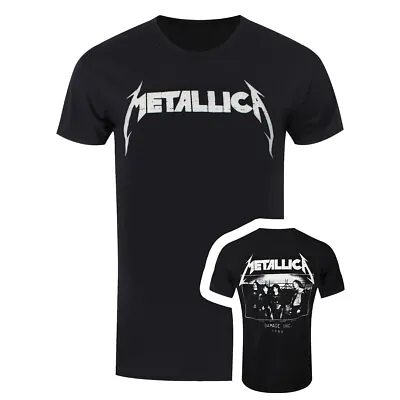 Metallica T-Shirt Master Of Puppets Photo Rock Band New Black Official • £15.95