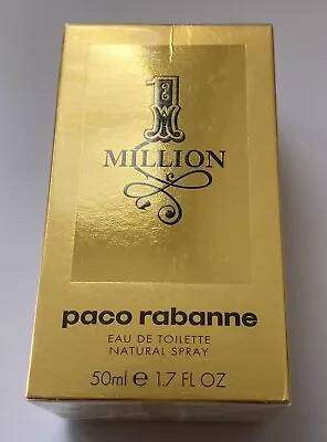 Paco Rabanne 1 Million 50ml EDT Spray Men's New Sealed Box Dented/Creased • £39.95