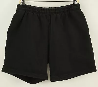 Los Angeles Apparel Heavy Fleece 14oz Men's Large Black Drawstring Sweat Shorts • $31.99