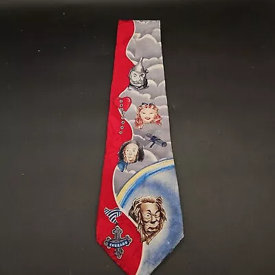 The Wizard Of Oz Tie Necktie Silk American Film Classics 1993Vintage Made USA • $17.99