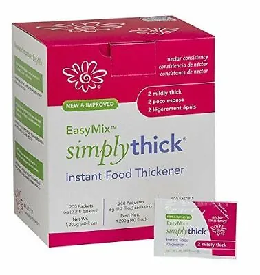 $36 • Buy SimplyThick  EasyMix Food & Drink Thickener - 200 Piece Expire March 2023