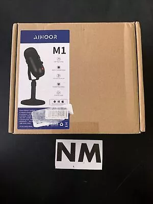 AIHOOR Condenser Microphone Cardioid Mic Kit For PC Laptop W/ USB-C Plug Adaptor • $8.50