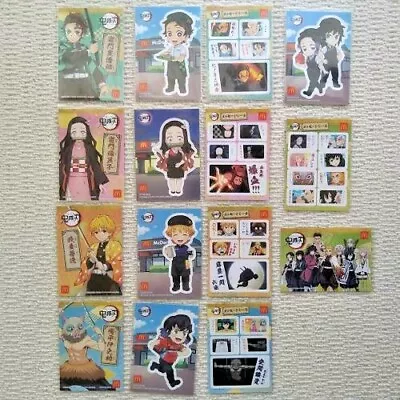 Kimetsu No Yaiba Sticker Demon Slayer Mcdonald's Happy Meal Limited Set Complete • $32.10