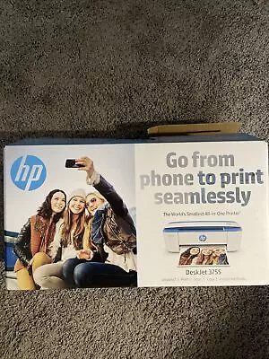 HP Deskjet 3755 Compact All-in-one Wireless Printer With Mobile Printing • $20