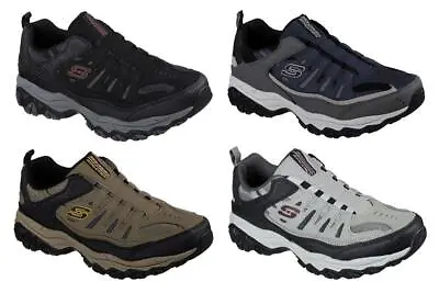 SKECHERS Men's Slip On Training Sneakers In 4 Colors Medium And Extra Wide 3E • $79.99