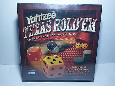 BRAND NEW Yahtzee Texas Hold'em Poker Style Dice Game Hasbro Factory Sealed  • $22.99
