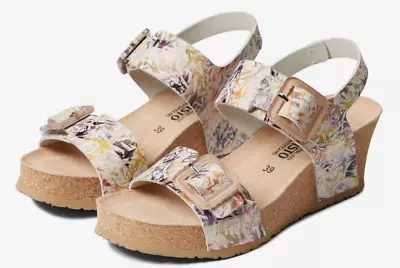 Mephisto Lissia Multicolored Wedge Comfort Sandal Women's Sizes 35-42 NEW!!! • $109.95