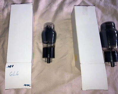 $23.99 • Buy 6L6G (x2) Vintage Radio Vacuum Tubes RCA Sylvania *TESTED*