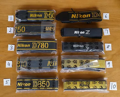 1x Genuine Nikon D500 D750 D780 D810 D850 D4 Camera Neck Strap ...NEW...113 • $17.90