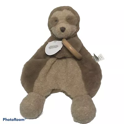 Mud Pie Sloth Woobie Teether Security Blanket Minky Fleece Lovey New  • $21.95