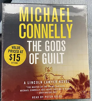 SEALED THE GODS OF GUILT By MICHAEL CONNELLY AUDIO BOOK 7 CD'S LINCOLN LAWYER • $18