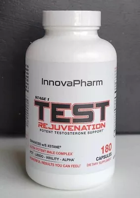 INNOVAPHARM STAGE 1 TEST REJUVENATION (180 CAPS) Libido/Muscle Growth  • $68.97