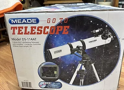 Meade DS 114 AT Telescope New In Box With Autostar • $100