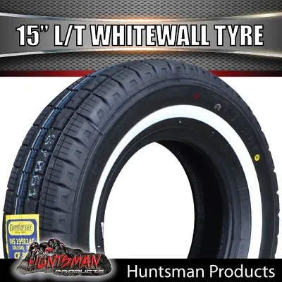 15  Whitewall 205/70r15c Comforser Tyre 25mm Line 205 15 Commercial White Wall • $117