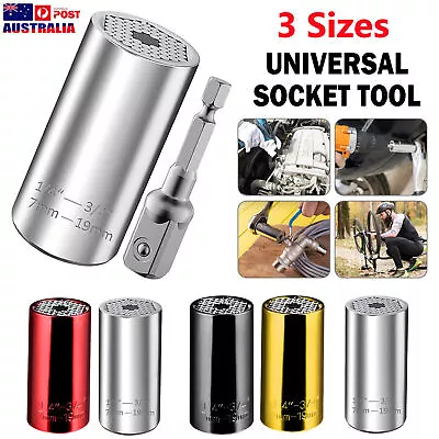 Universal Socket Wrench Magic Connecting Gator Grip Power Drill Adapter Tool AU • $22.99