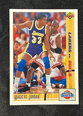 1991 Upper Deck Classic Confrontation Basketball Card Magic And Jordan #34 KB • $4.99