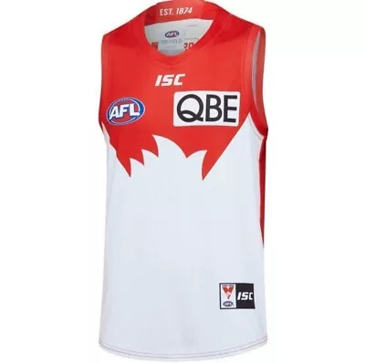 Sydney Swans AFL Footy On Field Replica Jumper/ Guernsey /Jersey Men's • $59.95