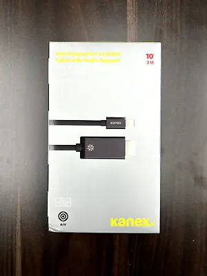 KANEX Mini DisplayPort To HDMI Cable With Audio Support | Part No. 814556017227 • $10