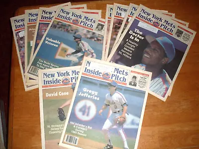 1990 Inside Pitch NEW YORK Mets Newspaper Lot (11) • $7.99