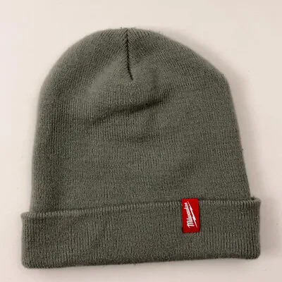 Milwaukee Tools Gray Rolled Beanie Winter Hat • $20.67