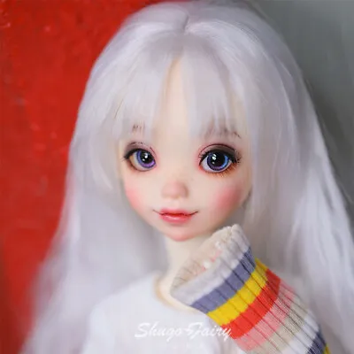 1/4 BJD SD Dolls Girl Resin Ball Jointed Doll Eyes Face Makeup Wig Gift Full SET • $155.34