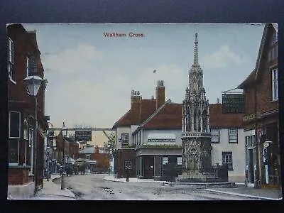 Hertfordshire WALTHAM Cross Showing LIVERY STABLES & HOSTELRIE - Old Postcard • £8.75