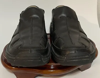 Timberland Smart Comfort System Mens Size 10 Black Leather Sandals • $18.99