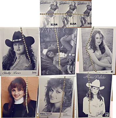 6 TEJANA SUPERSTARS ELSA GARCIA SHELLY LARES ALMA PATSY HEATHER Photos Lot Of 9 • $9.99