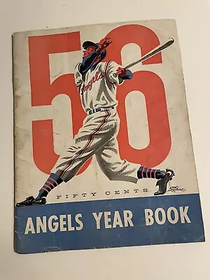 1956 Los Angeles Angels Yearbook Pacific Coast League Pcl  • $8