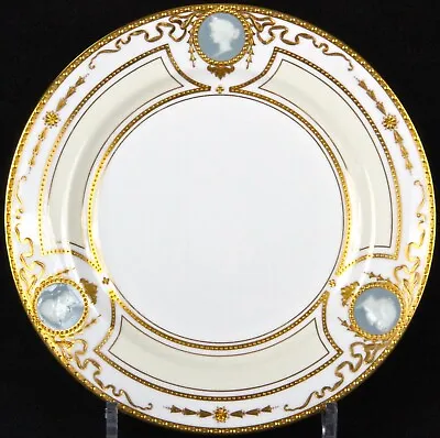 12 Minton For Tiffany Pate-sur-Pate Cameo Plates By Artist Albion Birks • $12500