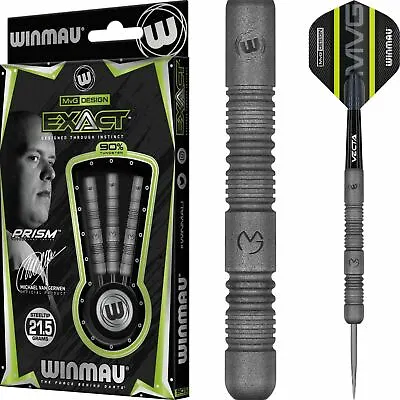 Winmau | MvG Exact Darts | 21.5g 23g 24g 25g | Steel Tip | 90% Tungsten • $138.95