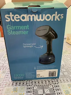 £15.80 • Buy Steamworks Handheld Compact Lightweight Garment Steamer Steam Clothes Iron
