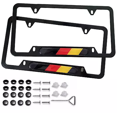 Metal License Plate Frame For Porsche Cayenne Macan Taycan 911 Germany Edition • $19.99