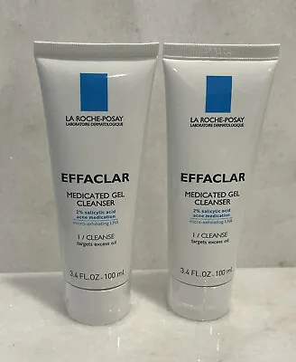 (EXP 2026) La Roche-Posay Effaclar Medicated Gel Cleanser 3.4oz Lot Of 2 • $19