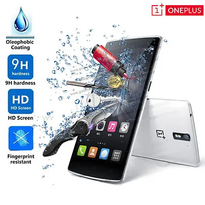 $5.99 • Buy Tempered Glass Film Screen Protector For OnePlus One 1+1 /OnePlus Two 2 3 Five 5
