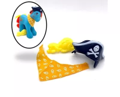 G1 Vintage My Little Pony - Big Brother Barnacle - Hat Bandana & Brush Only! ✨ • $6.78