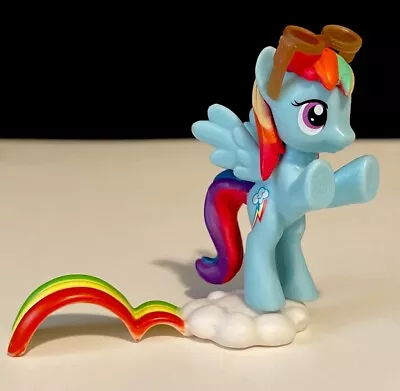 Hasbro My Little Pony RAINBOW DASH Figure W/Cloud Stand & Glasses 2015 • $5